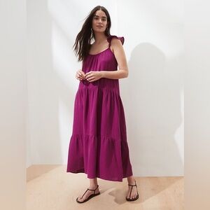 Banana Republic Gauze Midi Dress